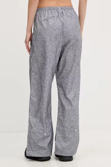 Спортивные брюки с цветочным принтом Adidas by Stella McCartney, серый — фото 3