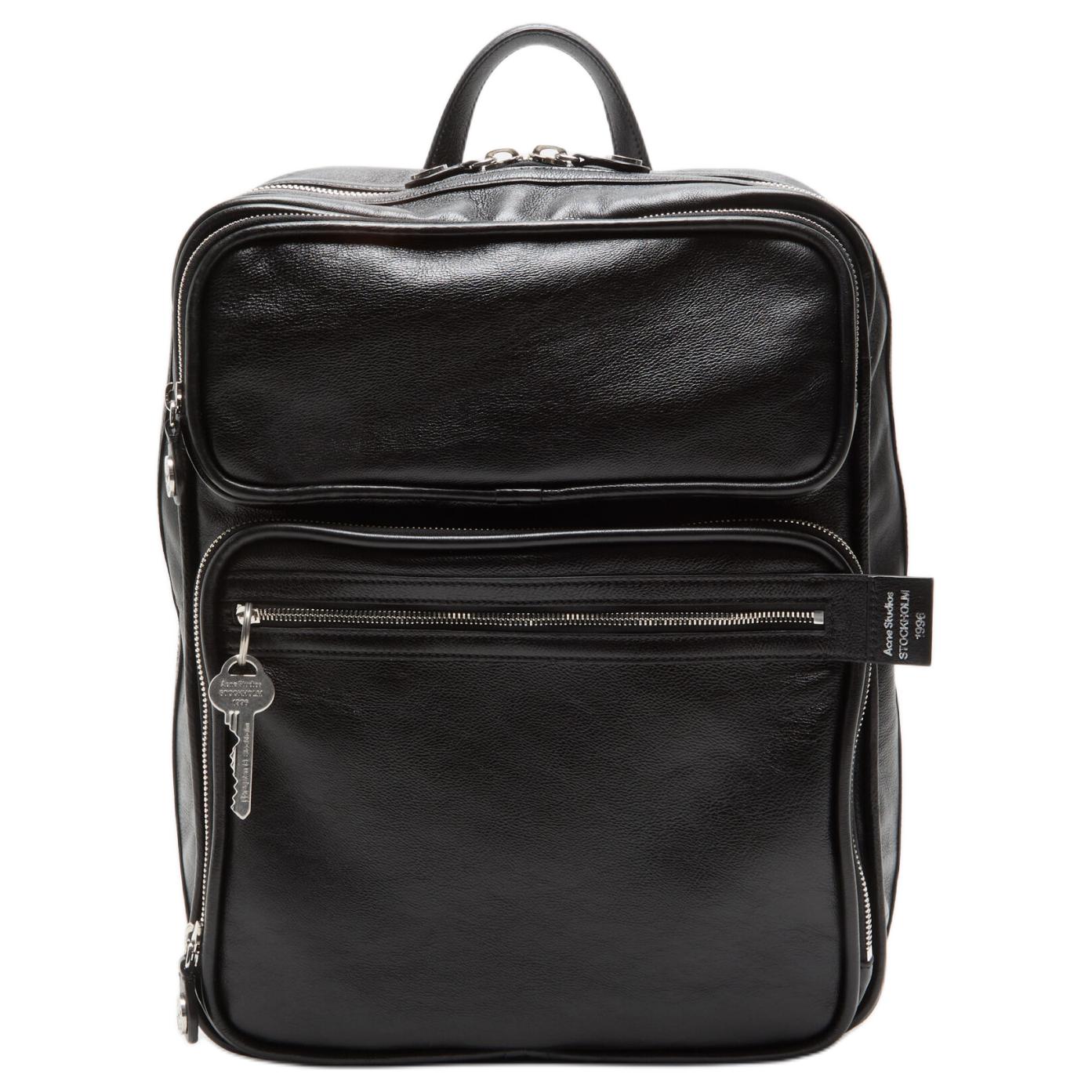 

Acne Studios Кожаный рюкзак Regular Unisex черный