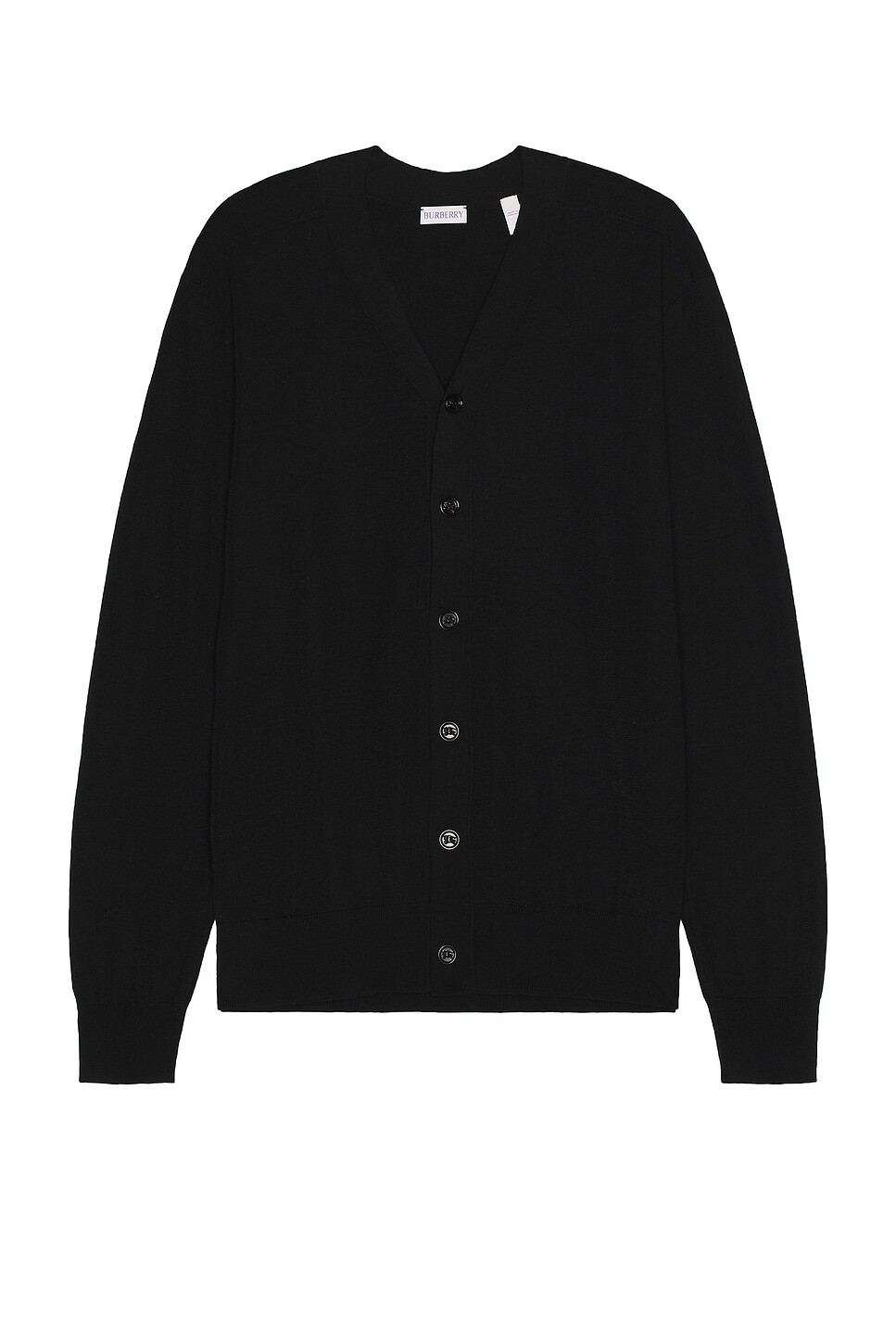 

Базовый кардиган Burberry, черный