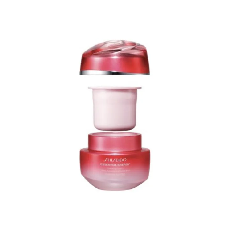 Крем для лица Shiseido — Яркий, освежающий и увлажняющий , 2022 New Radiance Serums Red Waist Day Cream (SPF20), 50 мл — фото 4