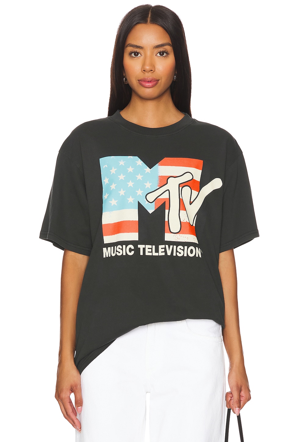 

Футболка mtv usa квадратная Philcos, черный