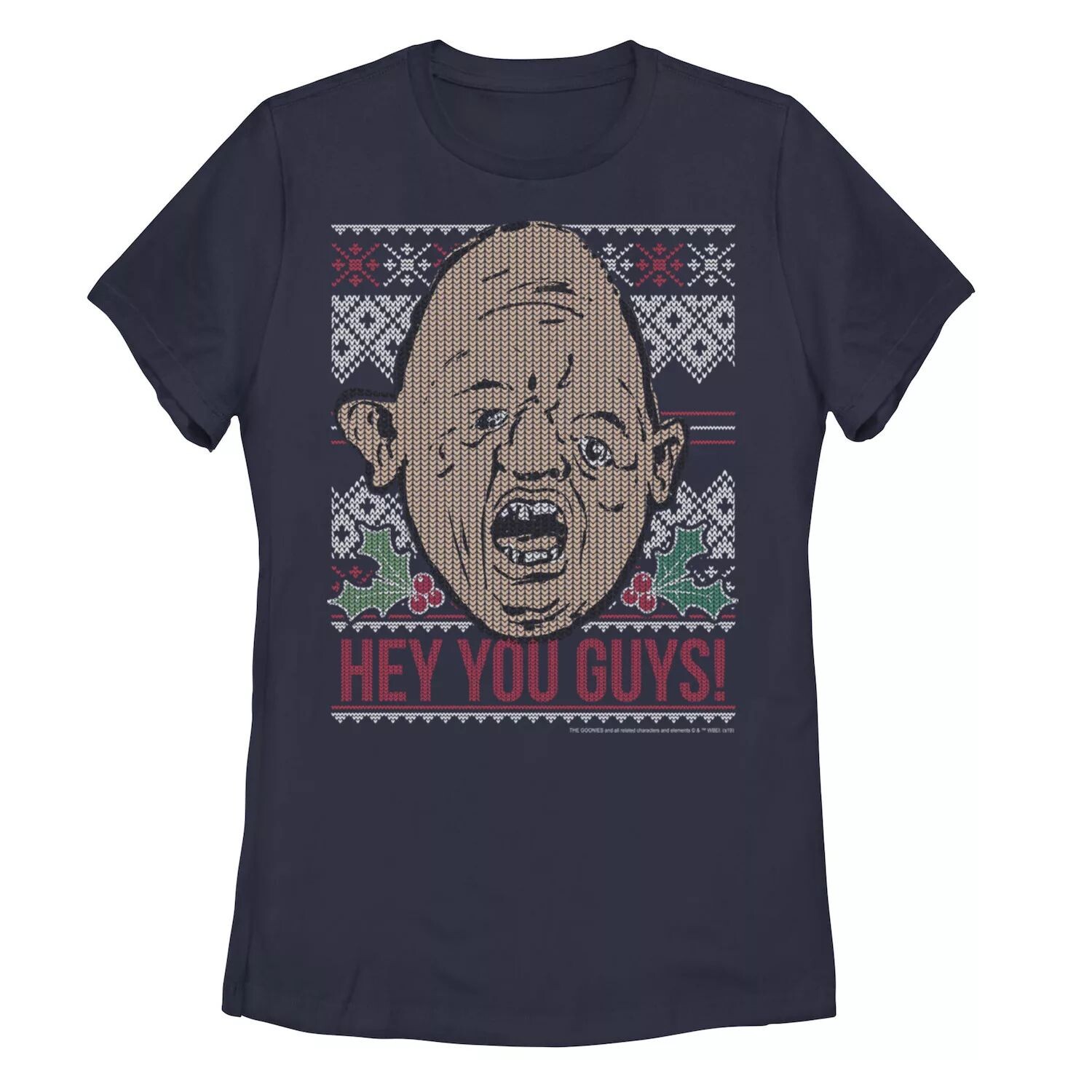 

Детская футболка с графическим рисунком The Goonies Sloth Hey You Guys Ugly в рождественском стиле Licensed Character