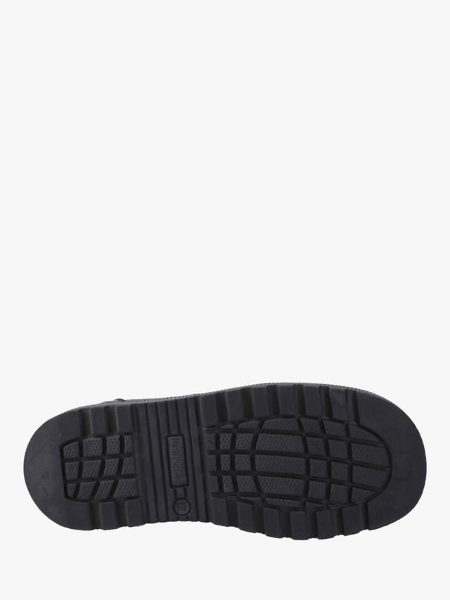 Детские школьные туфли Keeley Senior Leather Hush Puppies, Black — фото 4