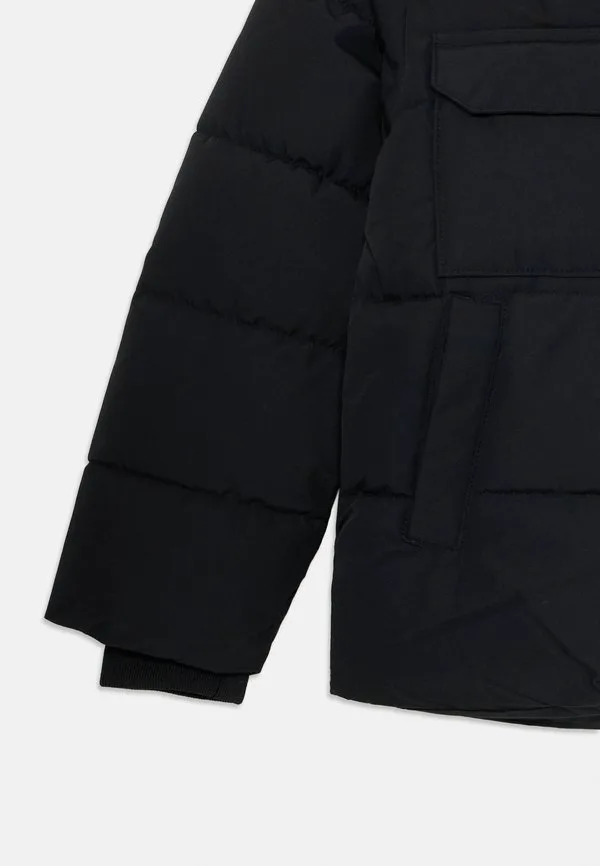 Куртка с капюшоном osjelijah, зимняя куртка Only & Sons Junior, Black — фото 3