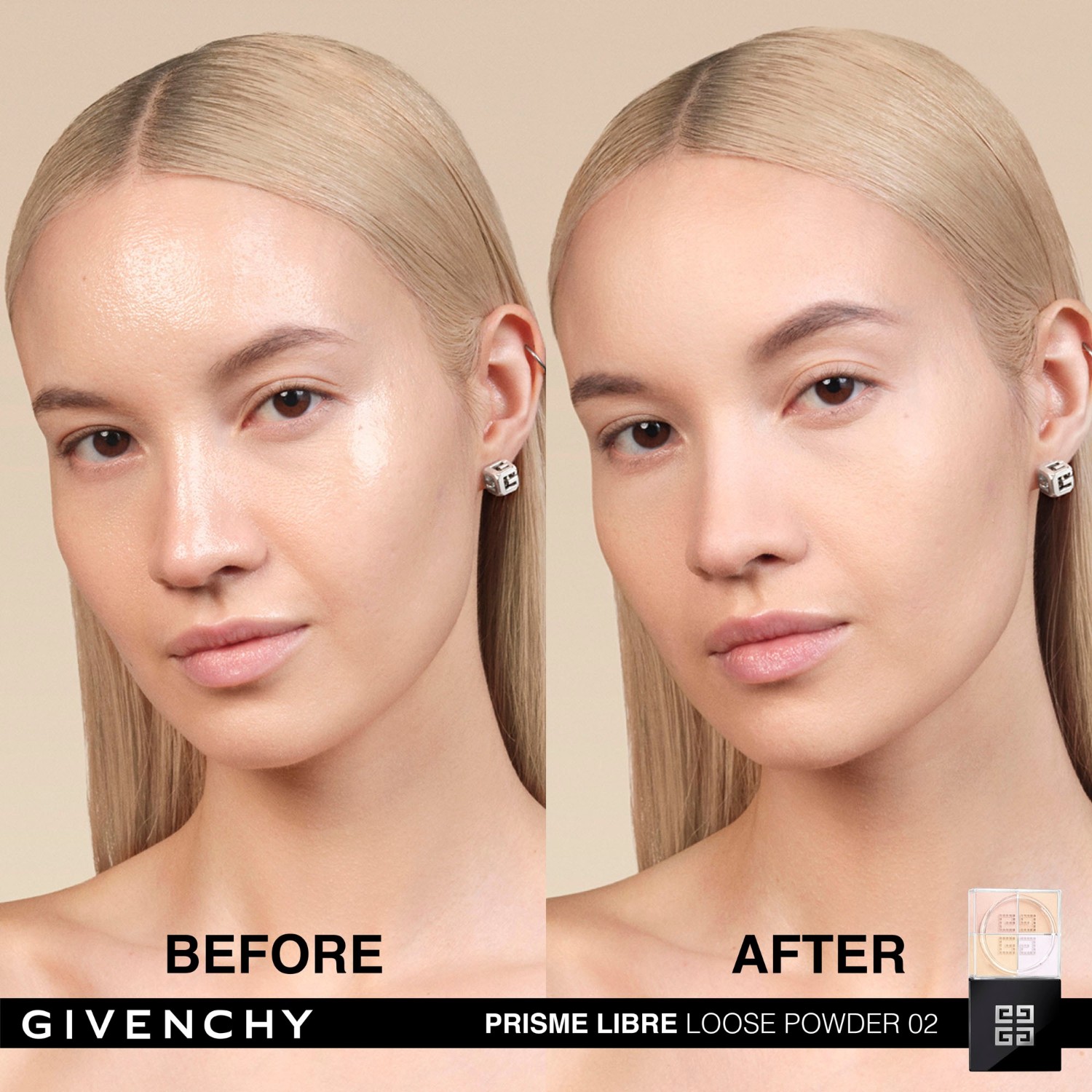 Пудра для лица prisme libre 4-color loose powder Givenchy, n02, вес 10 гр. — фото 2