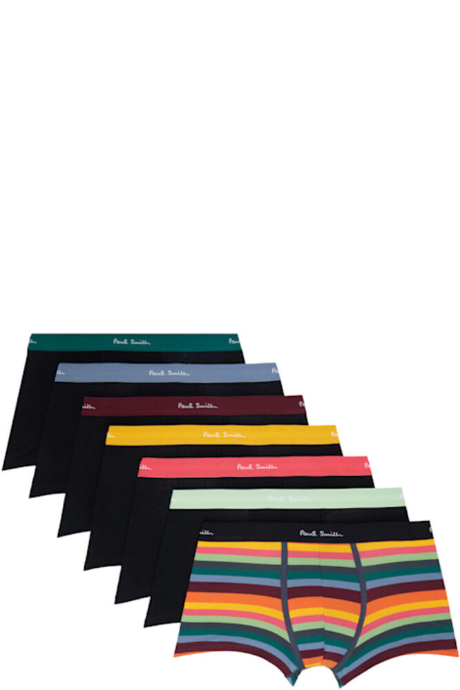 

Комплект из семи пар боксеров черного и разноцветного цветов Paul Smith