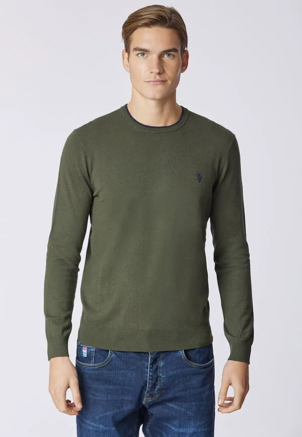 Свитер с круглым вырезом U.S. Polo Assn., Verde