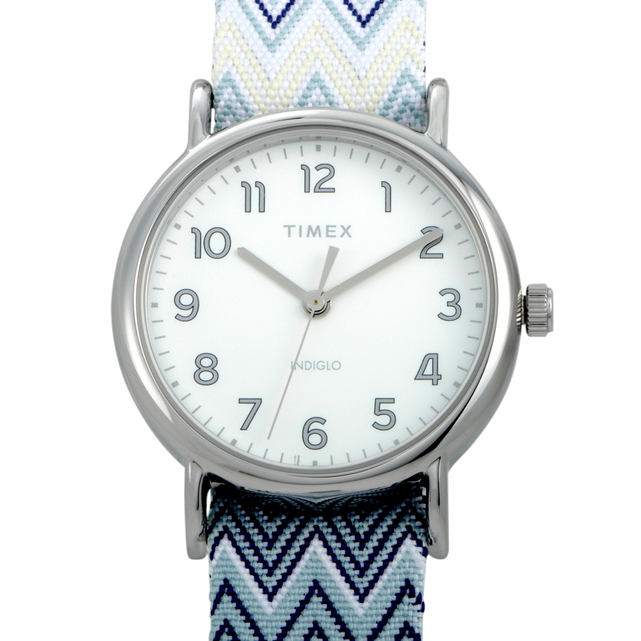 

Часы Timex Weekender Blue Chevron 38 мм TW2R59200, цвет multi