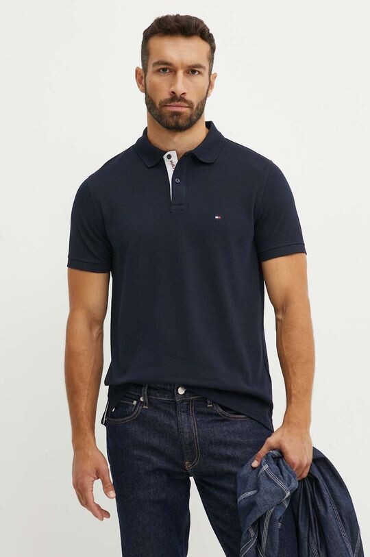 

Поло Tommy Hilfiger, темно-синий