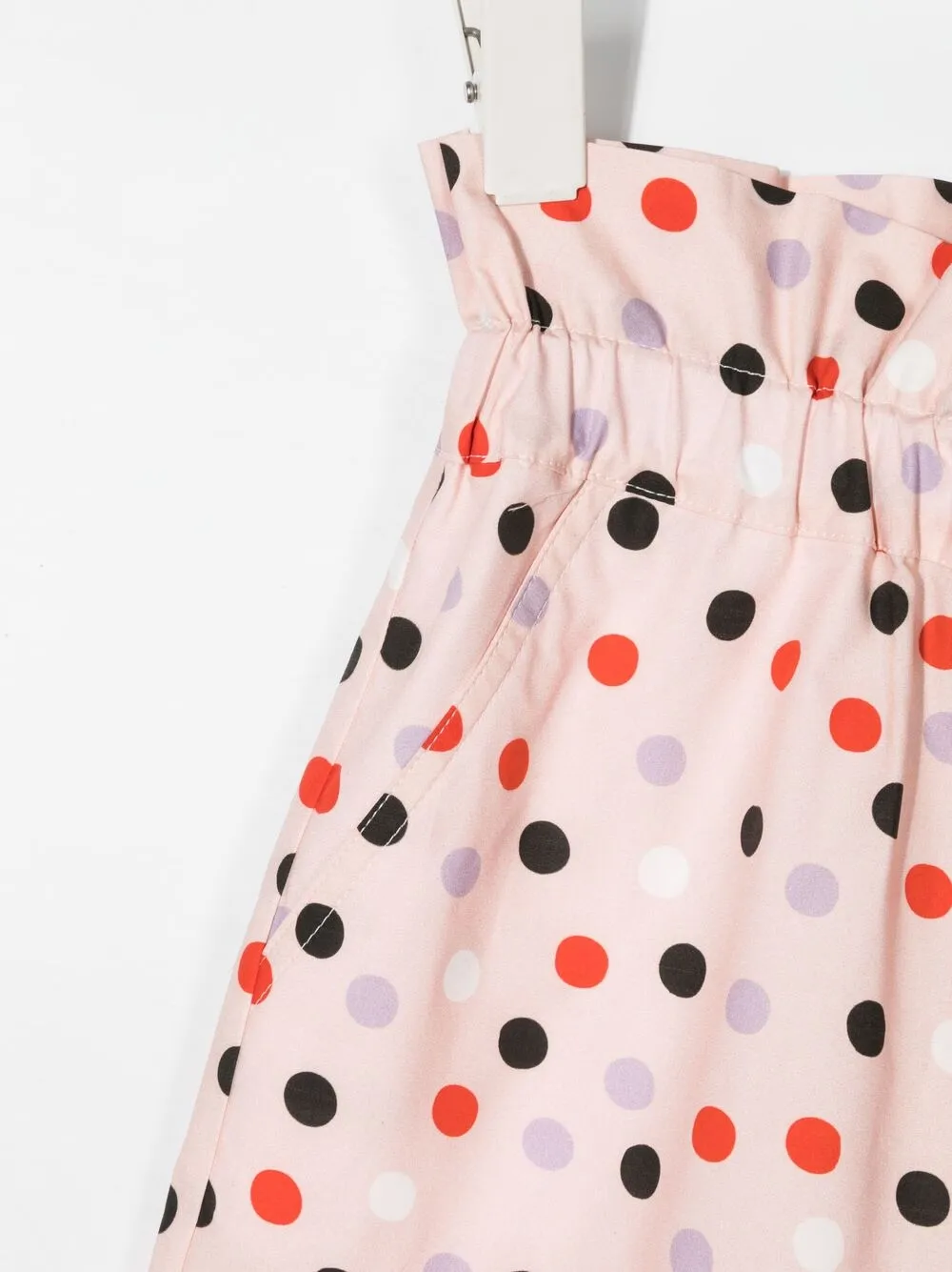 Шорты в горох Philosophy Di Lorenzo Serafini Kids, розовый — фото 3
