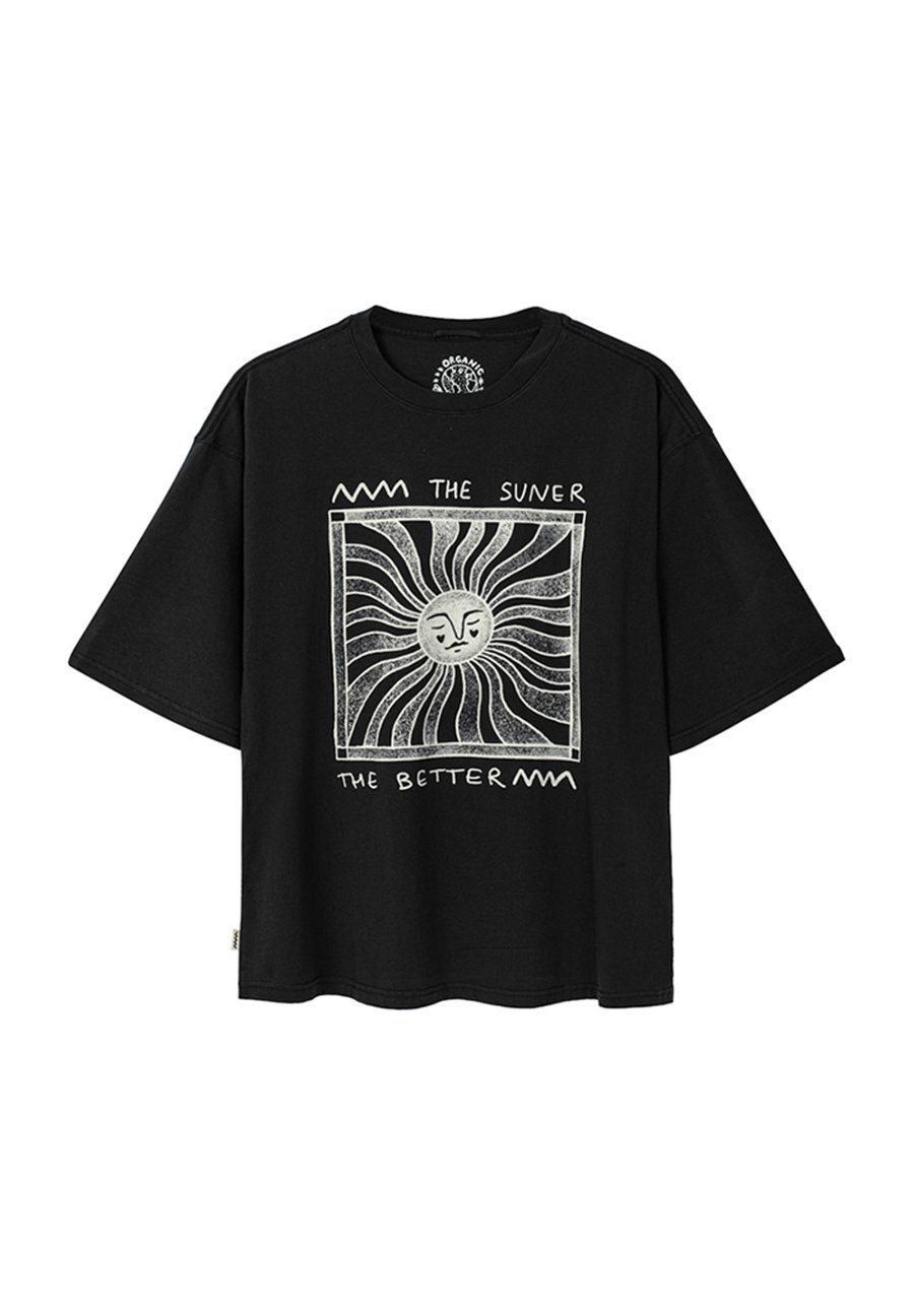 

Футболка с принтом THE SUNER Surf Inc., черный