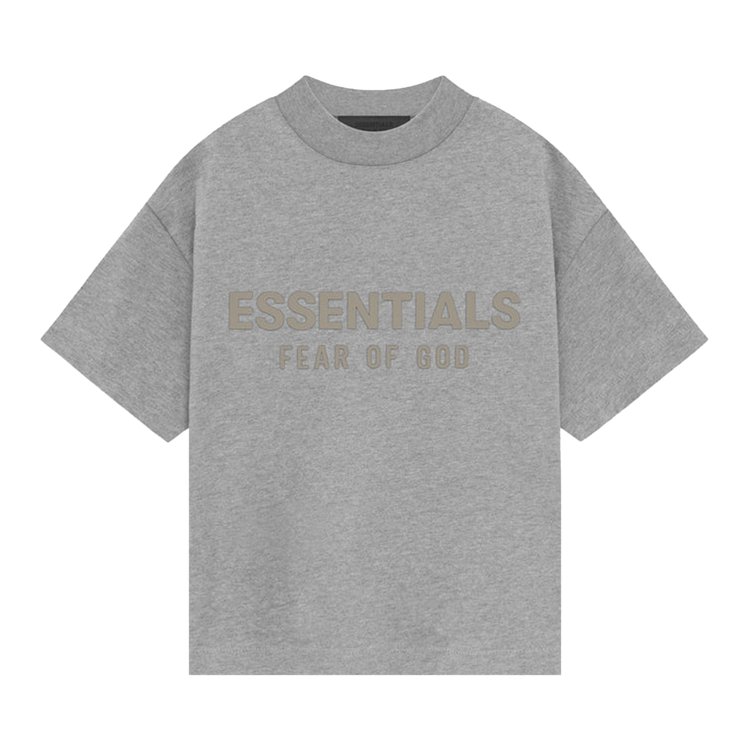 

Футболка Fear of God Essentials Kids Short-Sleeve Tee, цвет Dark Heather Oatmeal