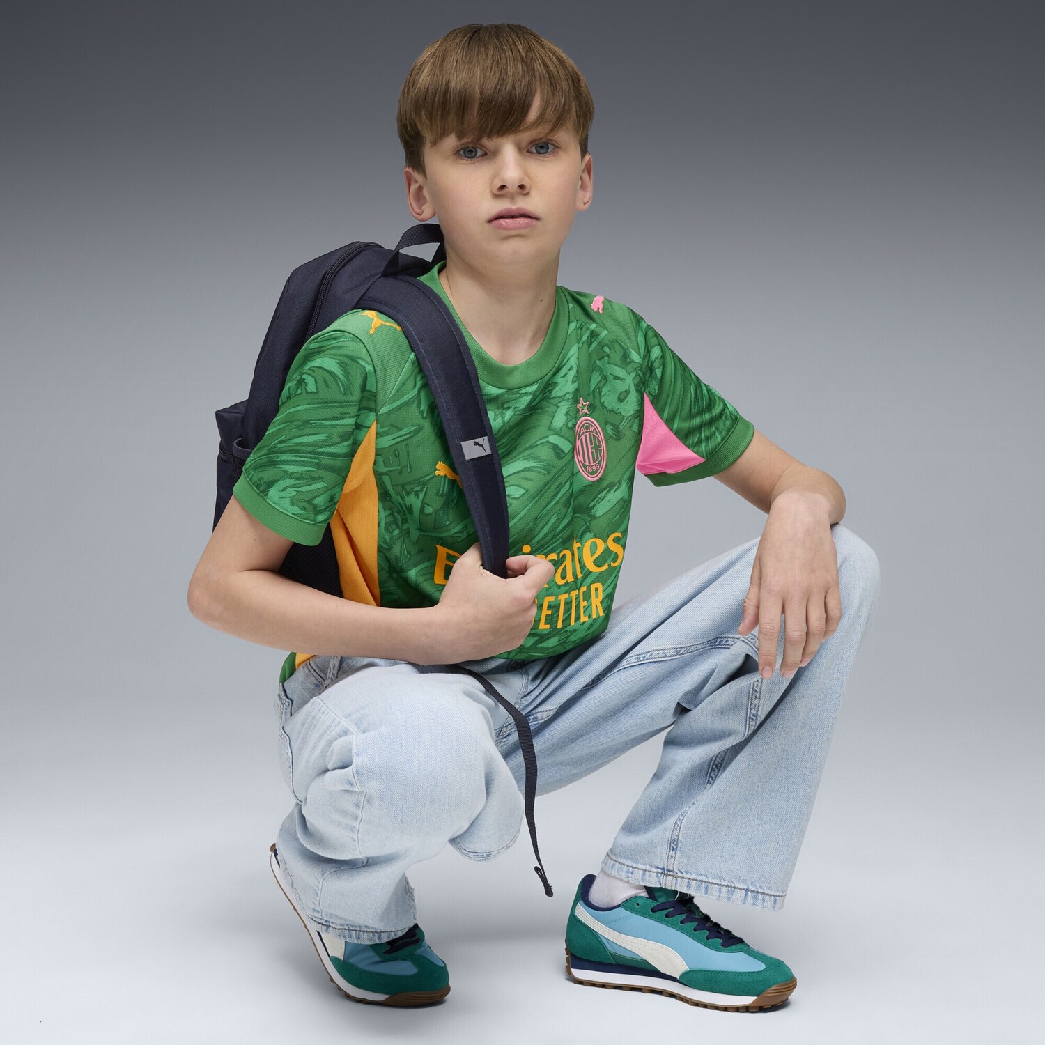 PUMA Футболка Performance 'AC Milan 25/26' в цвете Grass Green — фото 4