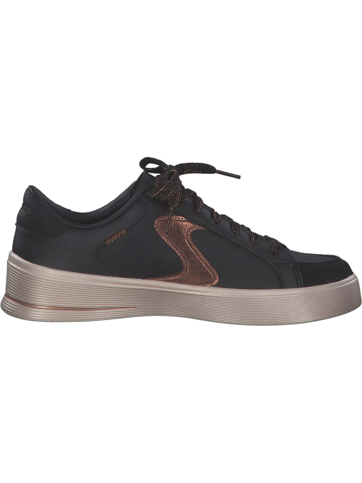 Элегантные туфли на шнуровке Skechers, цвет black/brown trim — фото 3