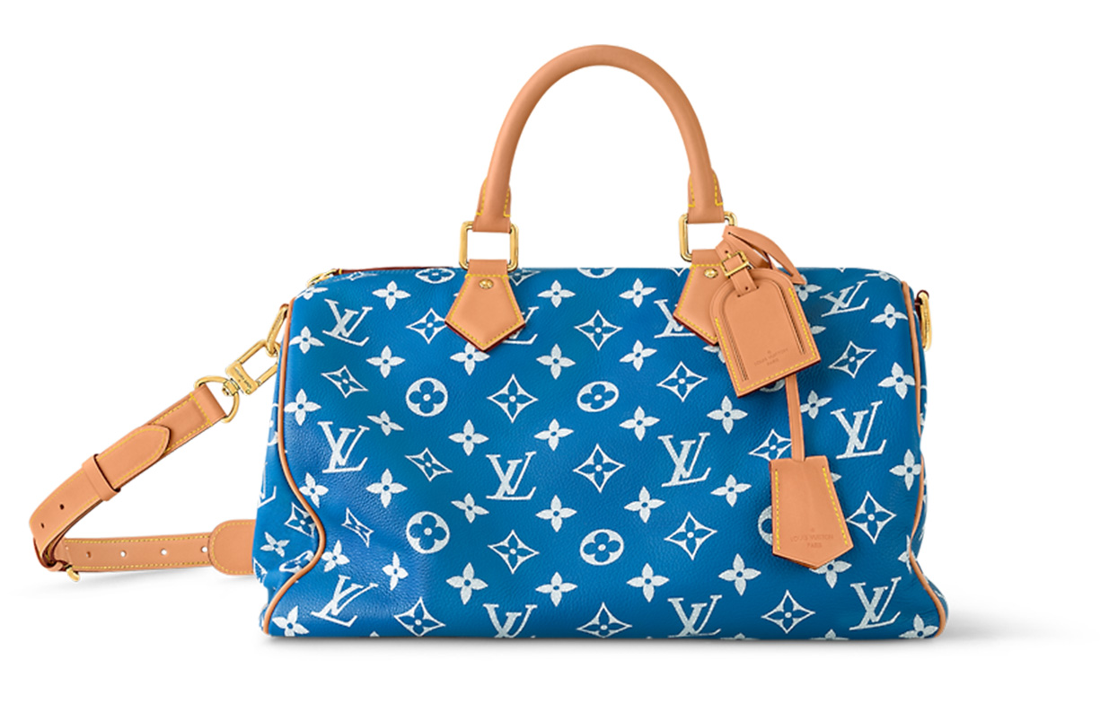

LOUIS VUITTON Сумка Speedy P9 Bandoulière 40 Monogram Leather Blue