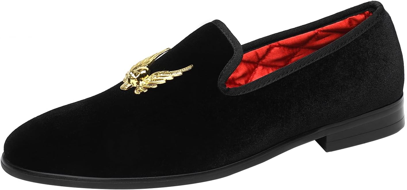 

Мужские туфли-лоферы ELANROMAN, классические, из лаковой бархатной кожи, для смокинга, черный