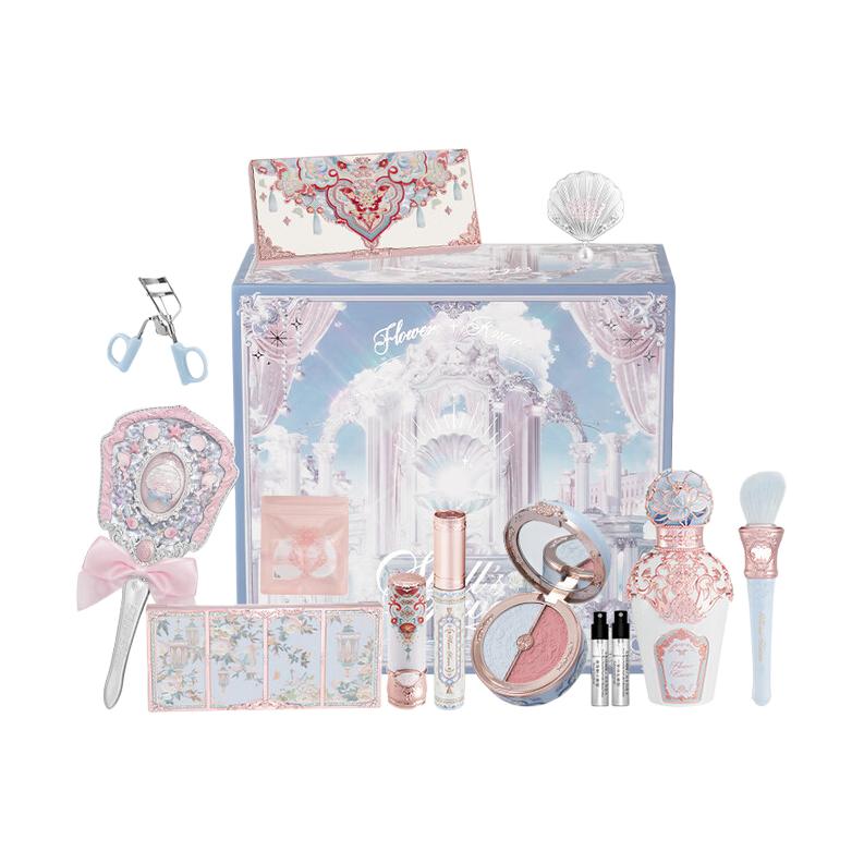 

Набор косметики FlowerKnows Floral Melody Box, натуральный стойкий, комплект из четырех предметов Flower Knows