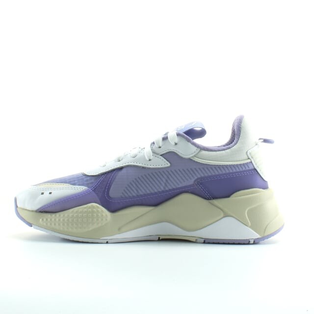 Мужские кроссовки на шнуровке Rs X tech фиолетово-белые из текстиля 369329 05 Puma, фиолетовый — фото 4