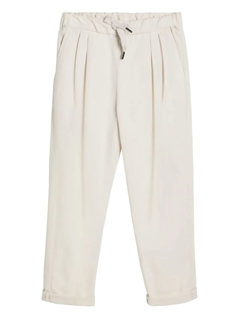 

Брюки с кулиской Brunello Cucinelli Kids, нейтральный