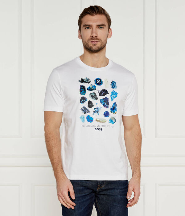 

Футболка te_mineral Regular fit Boss Orange, белый