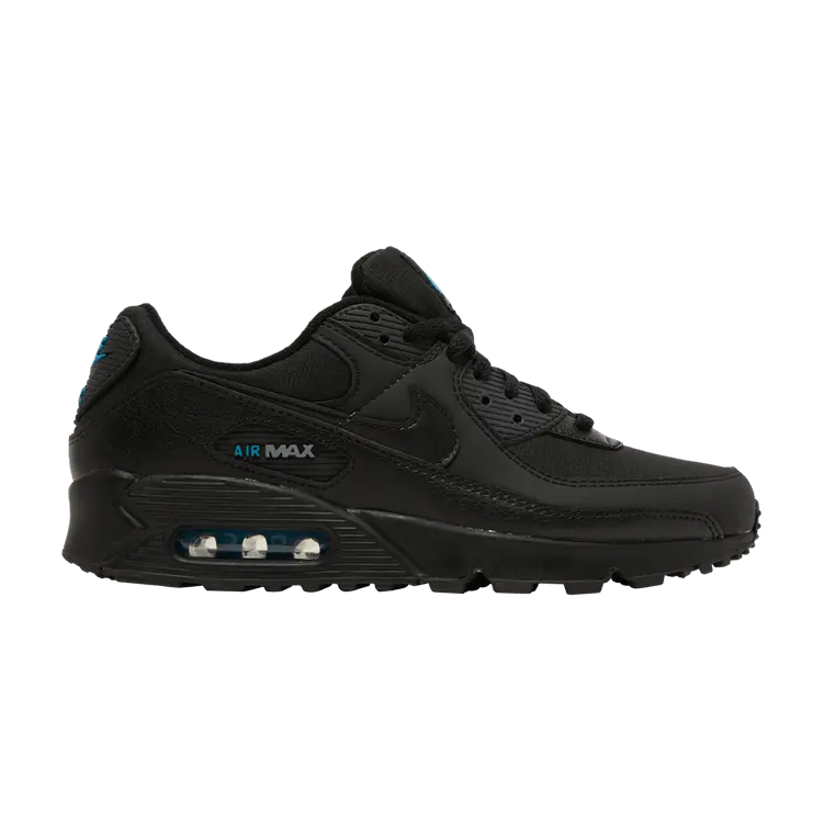 

Кроссовки Nike Air Max 90 'Black Laser Blue', черный