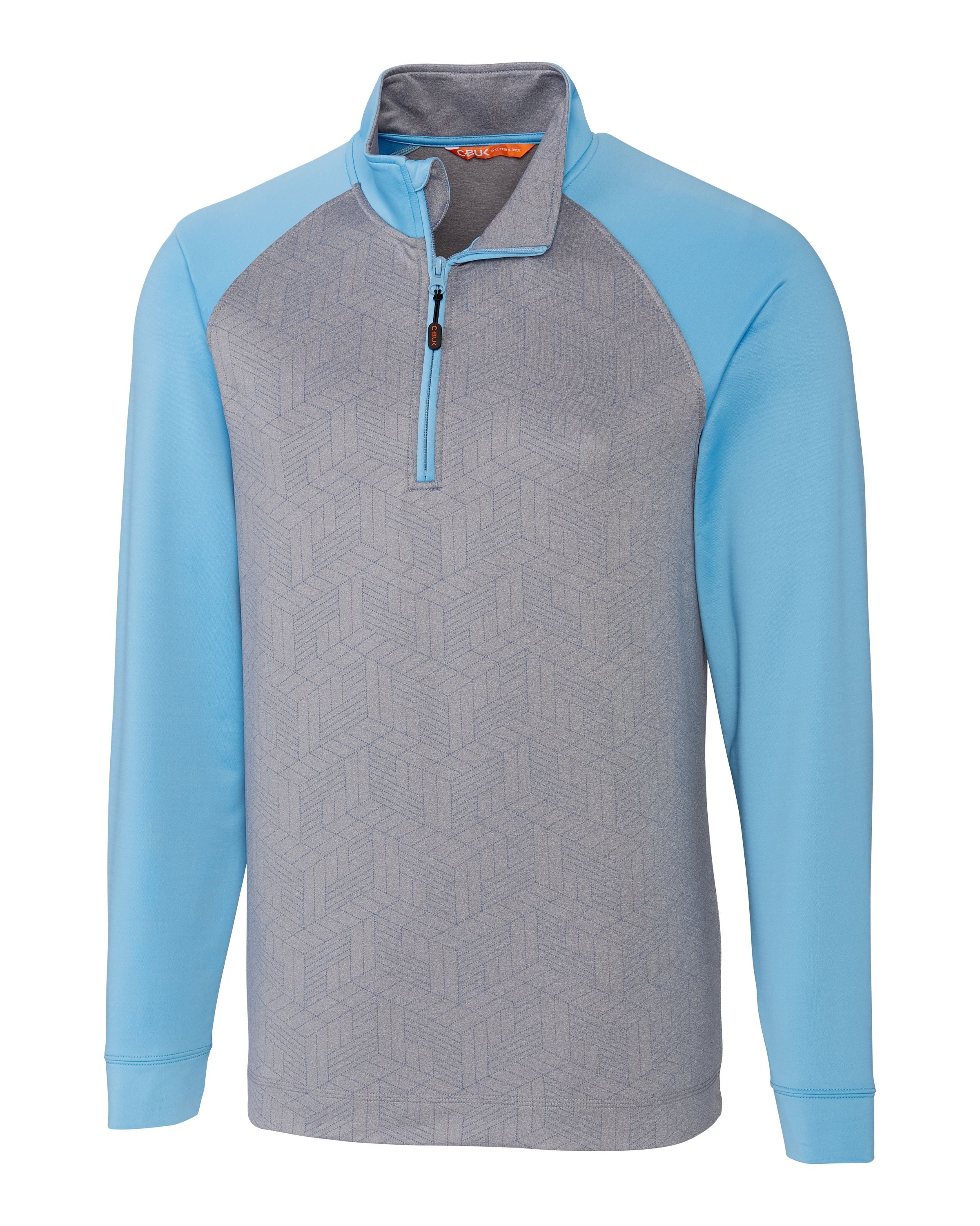 

Мужская куртка CBUK All-Star Printed Half-Zip Cutter & Buck, цвет atlas