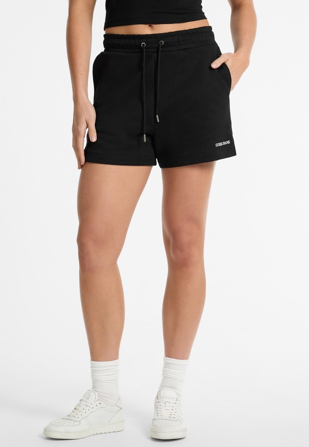 

Шорты JOGGING - Tracksuit bottoms Guess Jeans, черный