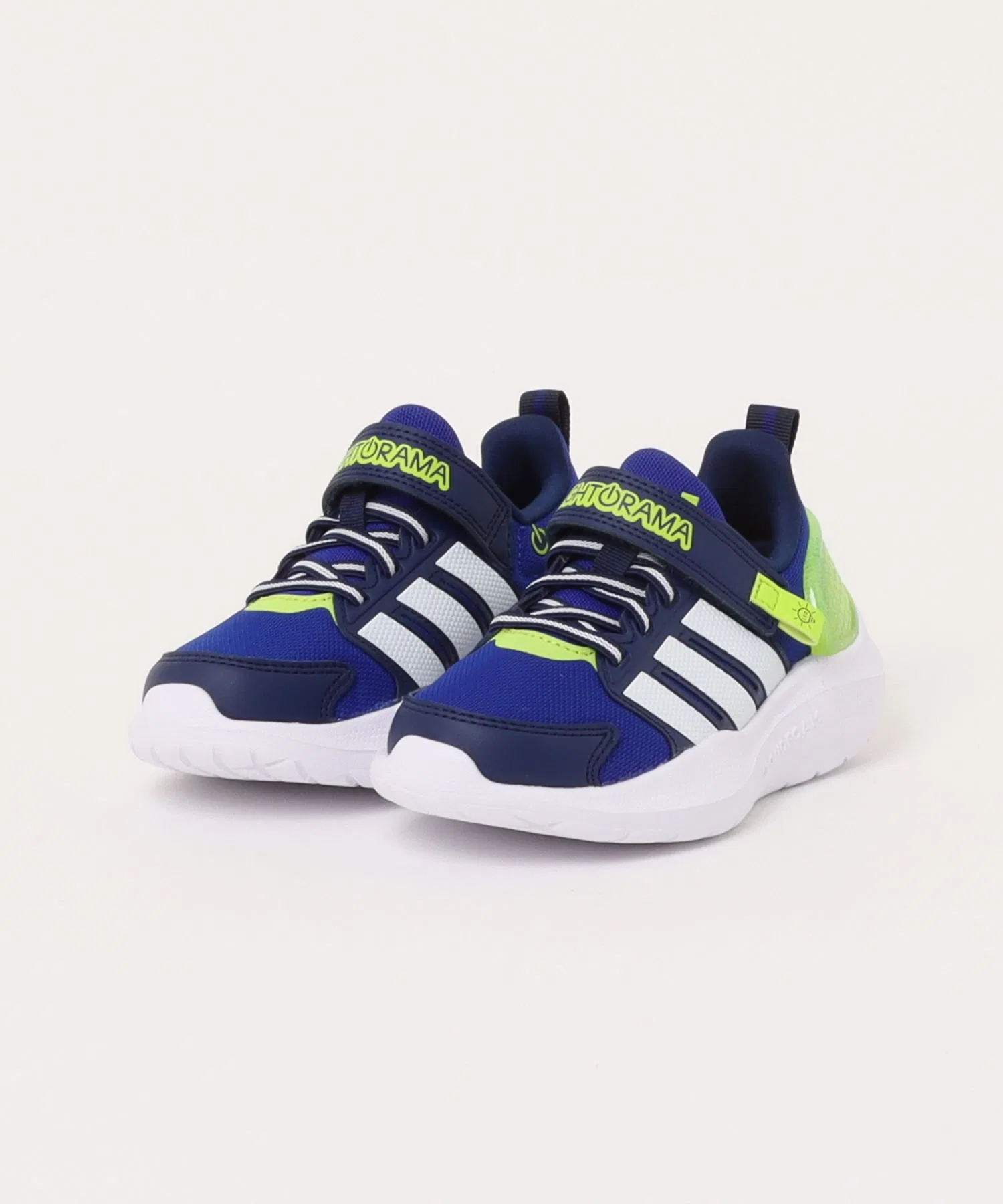 Детские кроссовки adidas LIGHTORAMA RNR EL C для активных игр тёмно-синие