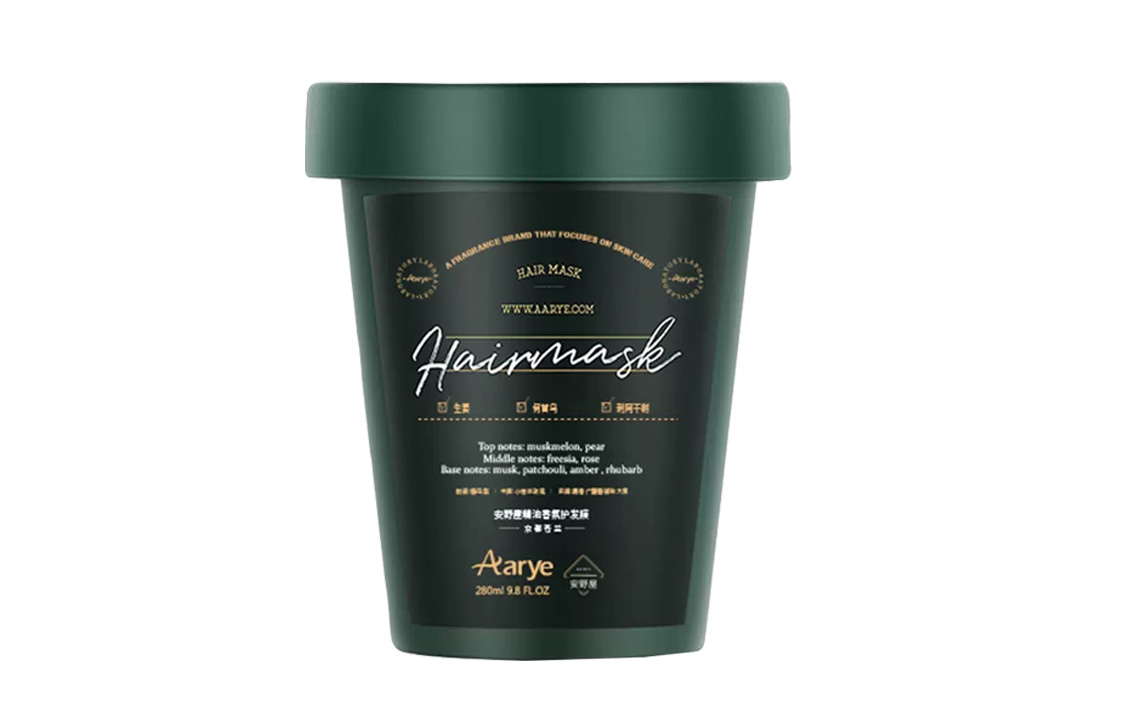 

Восстанавливающая маска для волос с эфирными маслами питательная 280ml AARYE