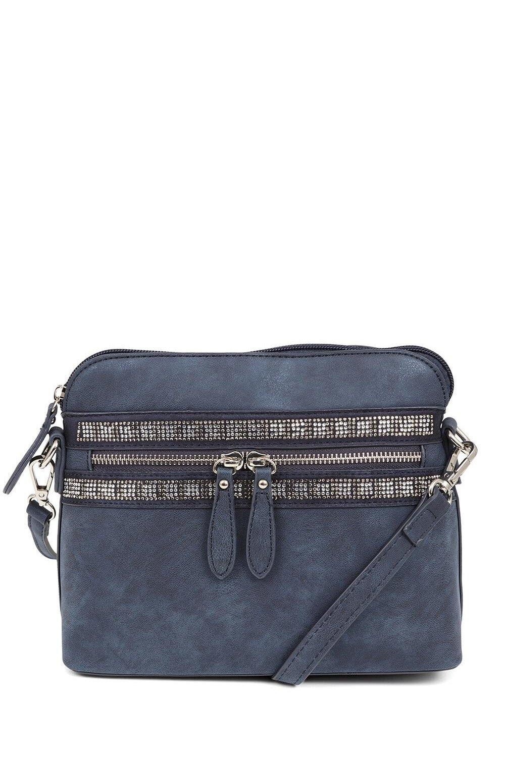 

Сумка через плечо на молнии Pavers, синий