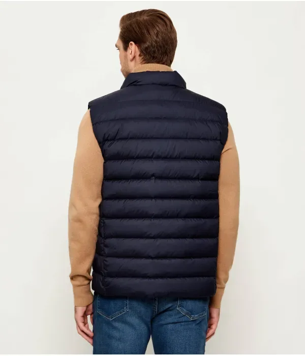 Пуховая куртка без рукавов regular fit Polo Ralph Lauren, темно-синий — фото 3