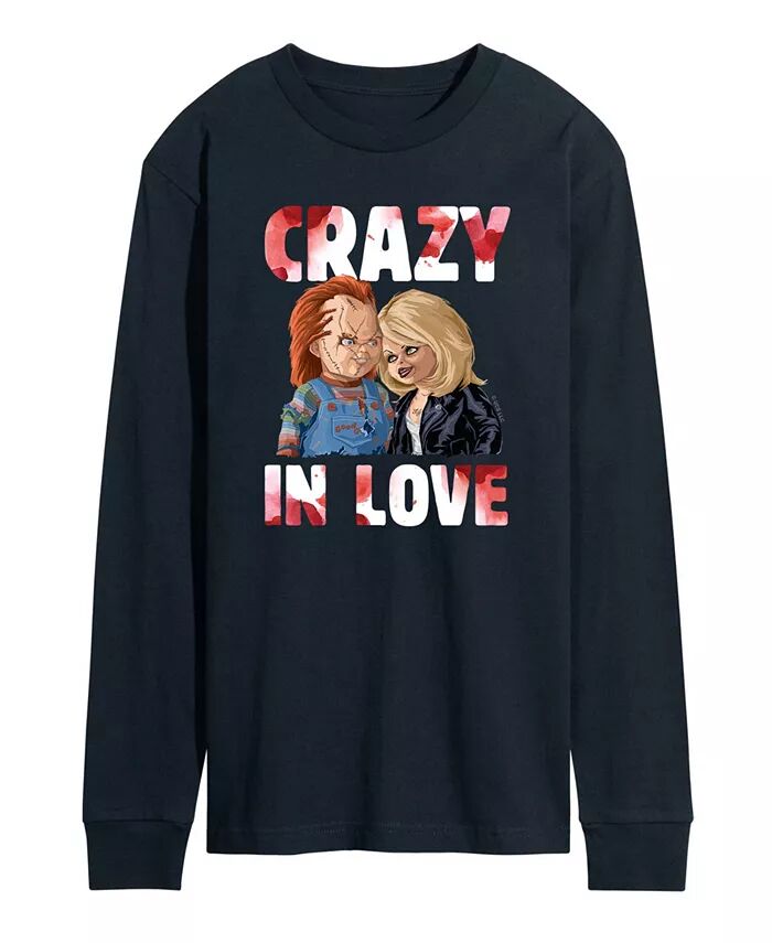 

Мужская футболка с длинным рукавом Chucky Crazy in Love AIRWAVES, синий