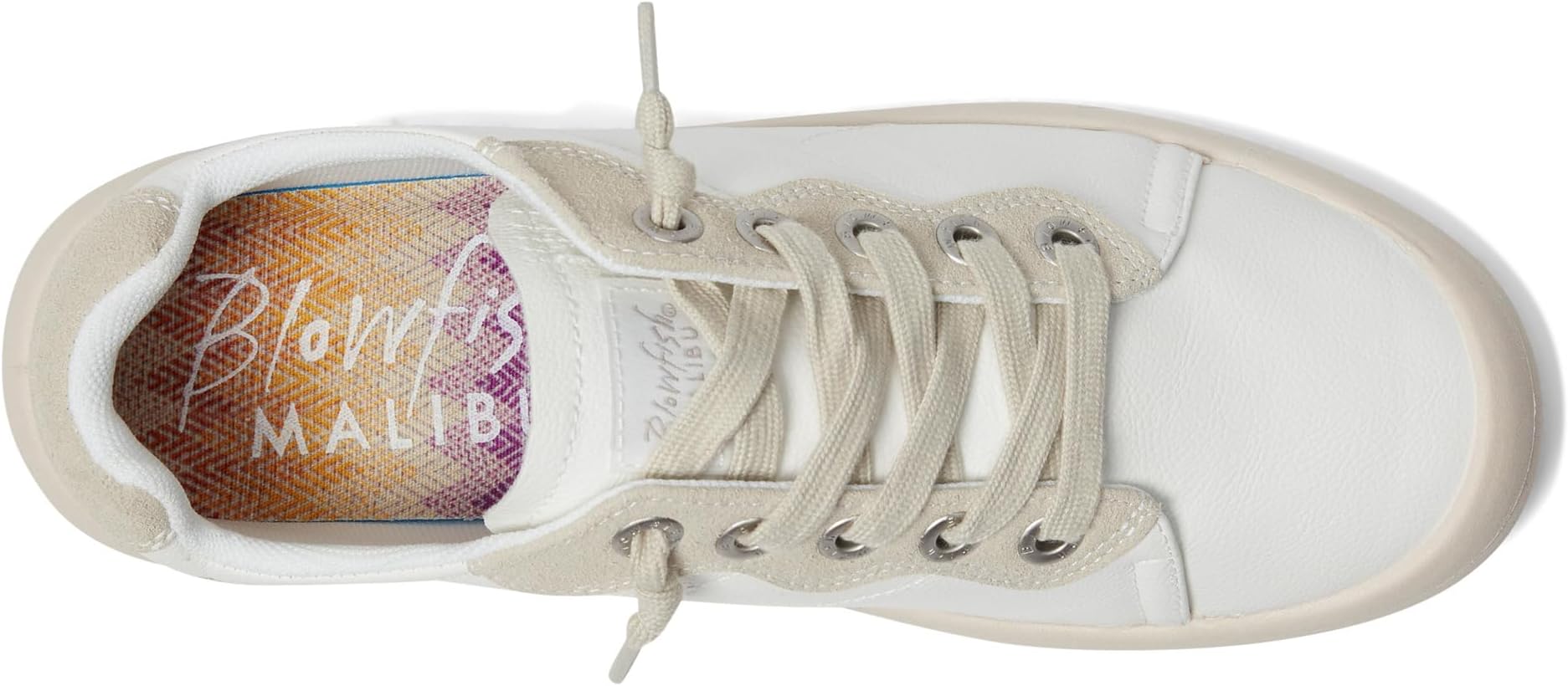 Кроссовки Blowfish Malibu Boardwalk Oxfords, цвет White Faux Leather — фото 2