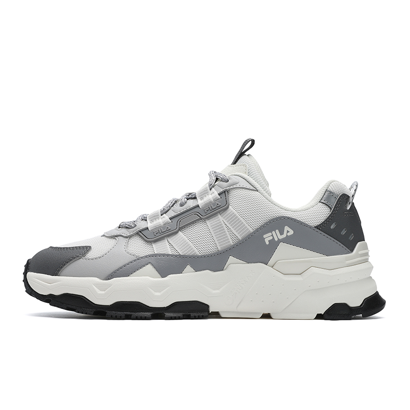 

FILA Кроссовки Trek 1S Baby's Breath, износостойкие, дышащие, низкие, повседневные, мужские, белые, серые