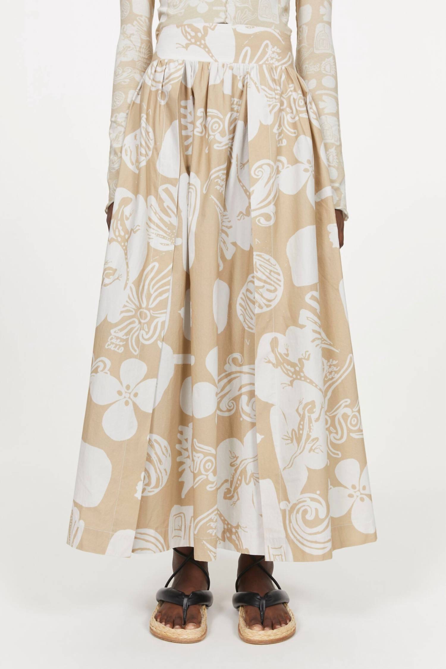 

Юбка Taemoo из льна Rodebjer, цвет linen