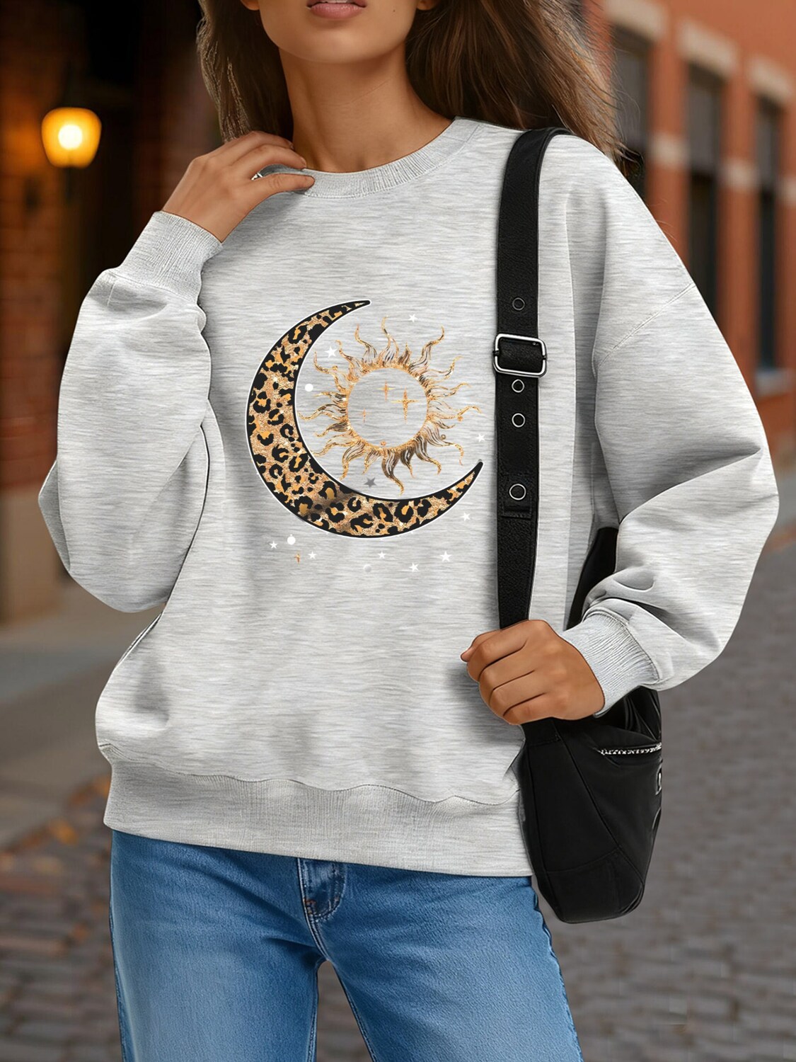 

GORHEY Свитшот в сером цвете