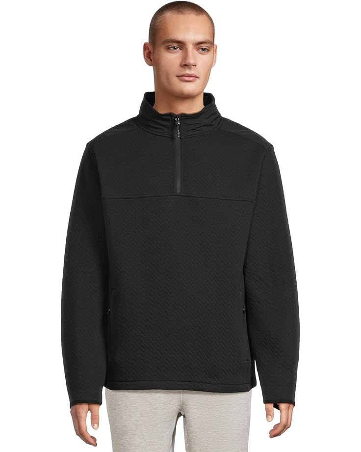 

Мужская худи Chubbies The Phantom Ash (Quilted Quarter Zip), Black