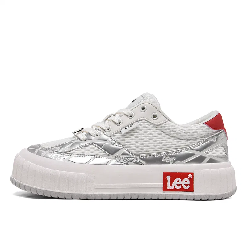 Кроссовки скейтбордические белые Lee