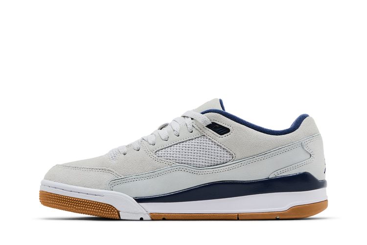 Кроссовки Jordan Flight Court 'Neutral Grey Midnight Navy Gum', серый — фото 3
