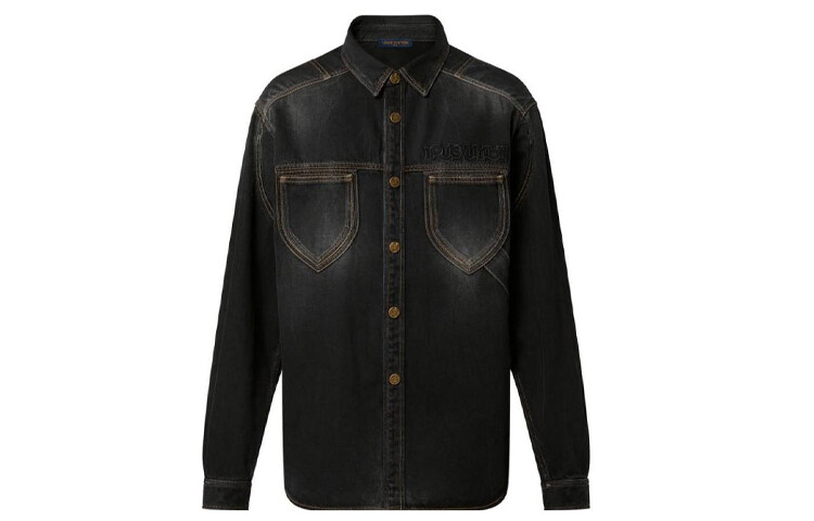 

Новые квартальные продукты LV Shirt Men Louis Vuitton, цвет Come with Original Gift Bag