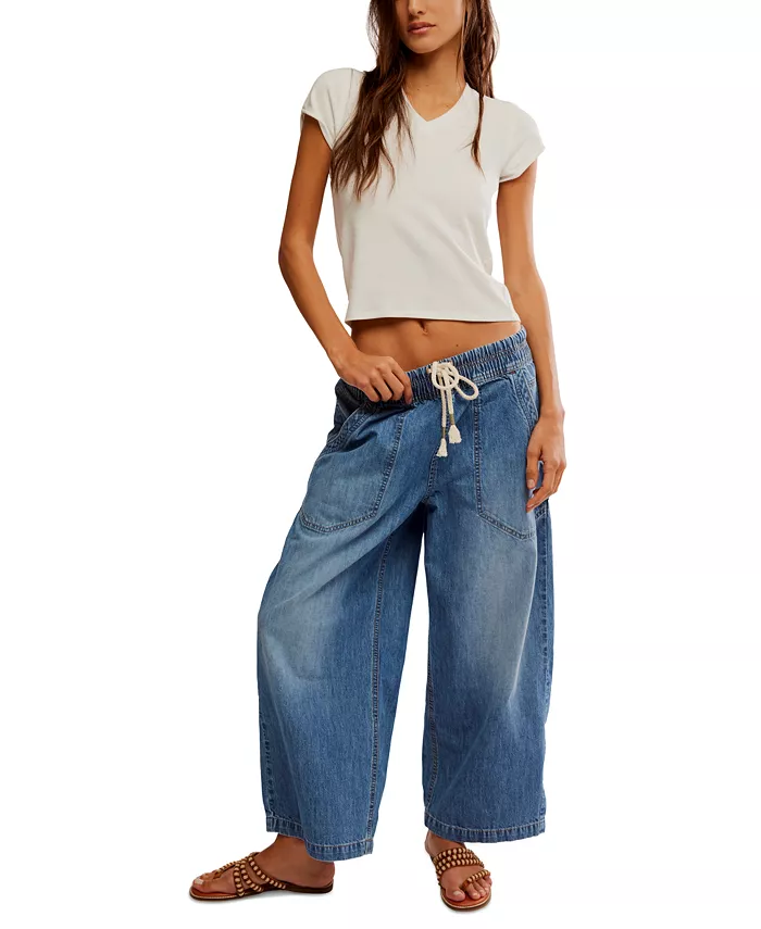 

Женские джинсы Easy Peasy на резинке Free People, синий