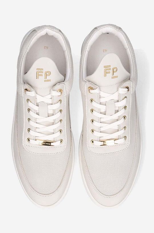 Кожаные кроссовки Low Top Aten Filling Pieces, серый — фото 4