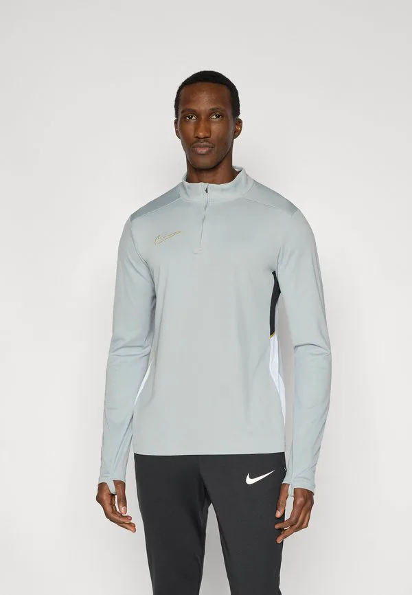 Футболка с длинными рукавами academy Nike Performance, Light Smoke Grey/Black/White/Metallic Gold-Coloured