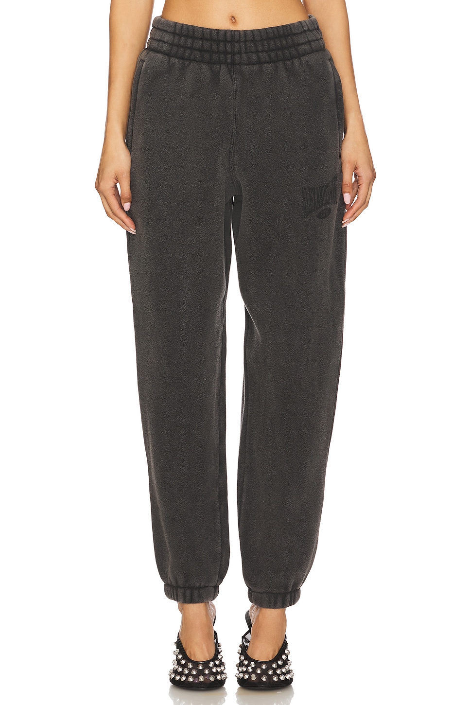 

Спортивные штаны с принтом Alexander Wang, faded black