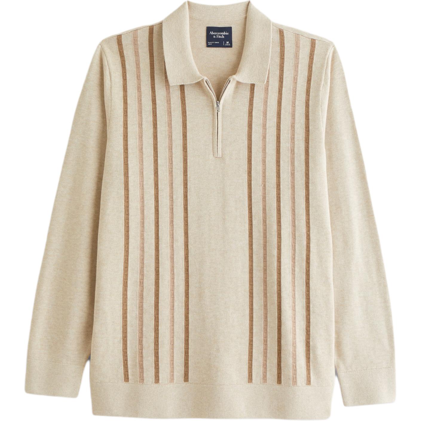 

Мужская рубашка поло Abercrombie＆Fitch, светлый бежевый