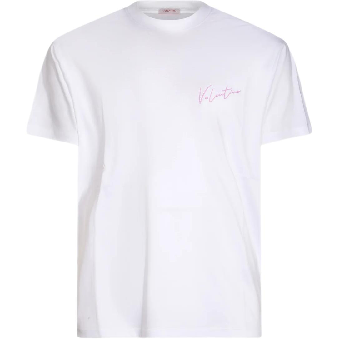 

Футболка Garavani VLogo Signature Crewneck Valentino, белая