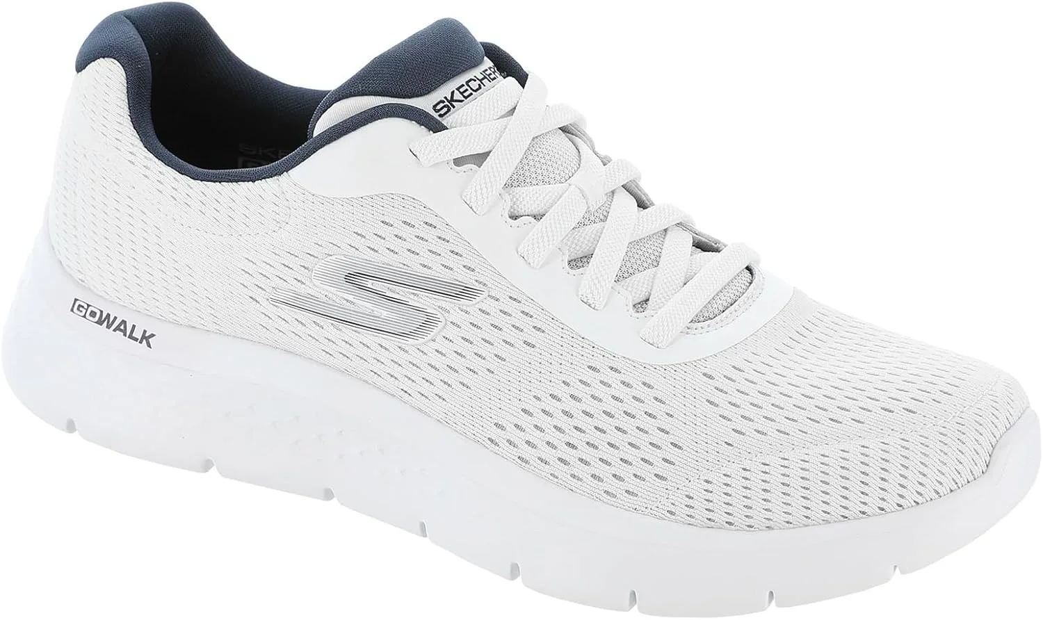 Мужские кроссовки Skechers Go Walk Flex-Remark, белый/темно-синий — фото 2