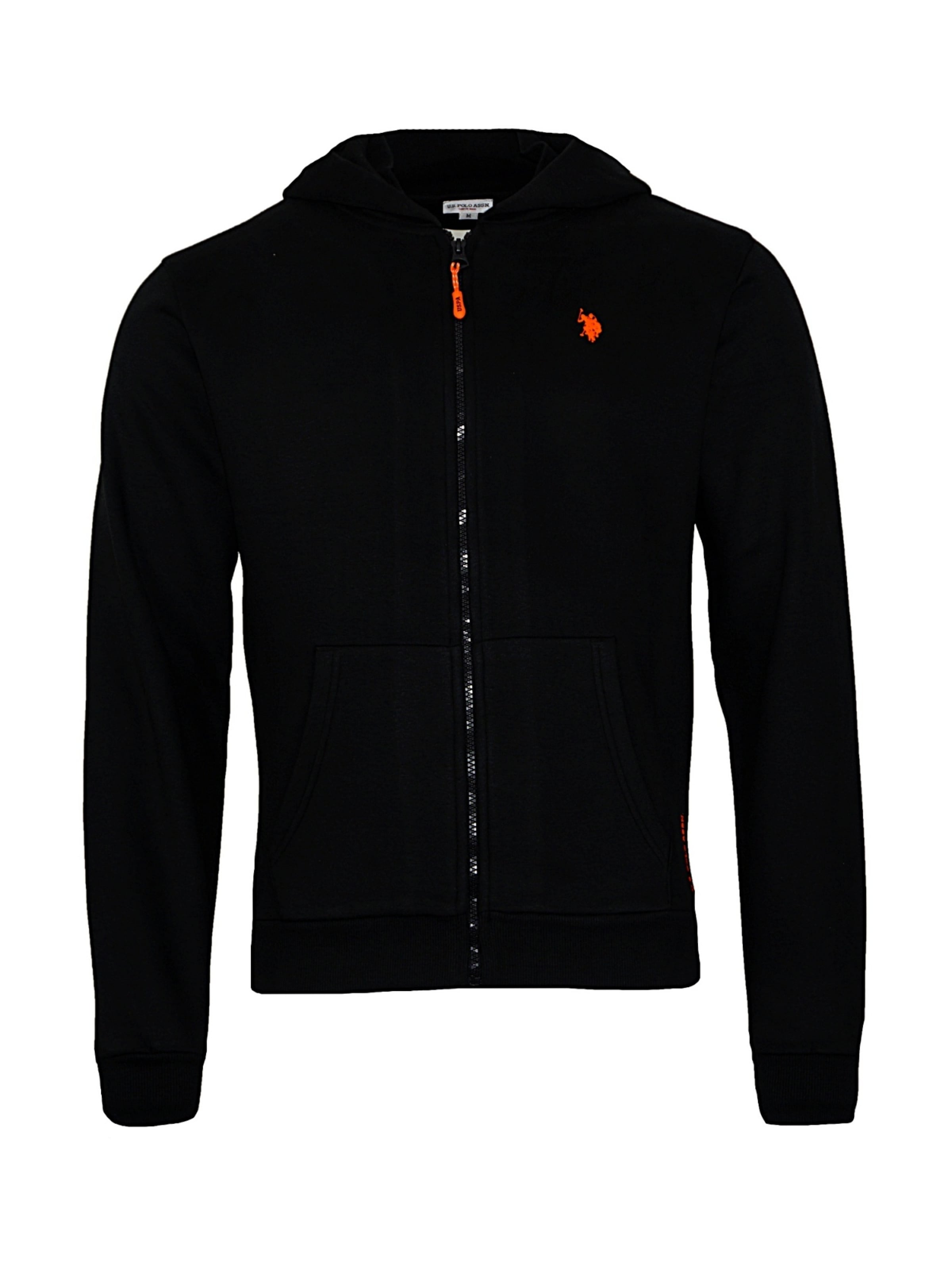 

U.S. POLO ASSN. Худи на молнии в черном цвете