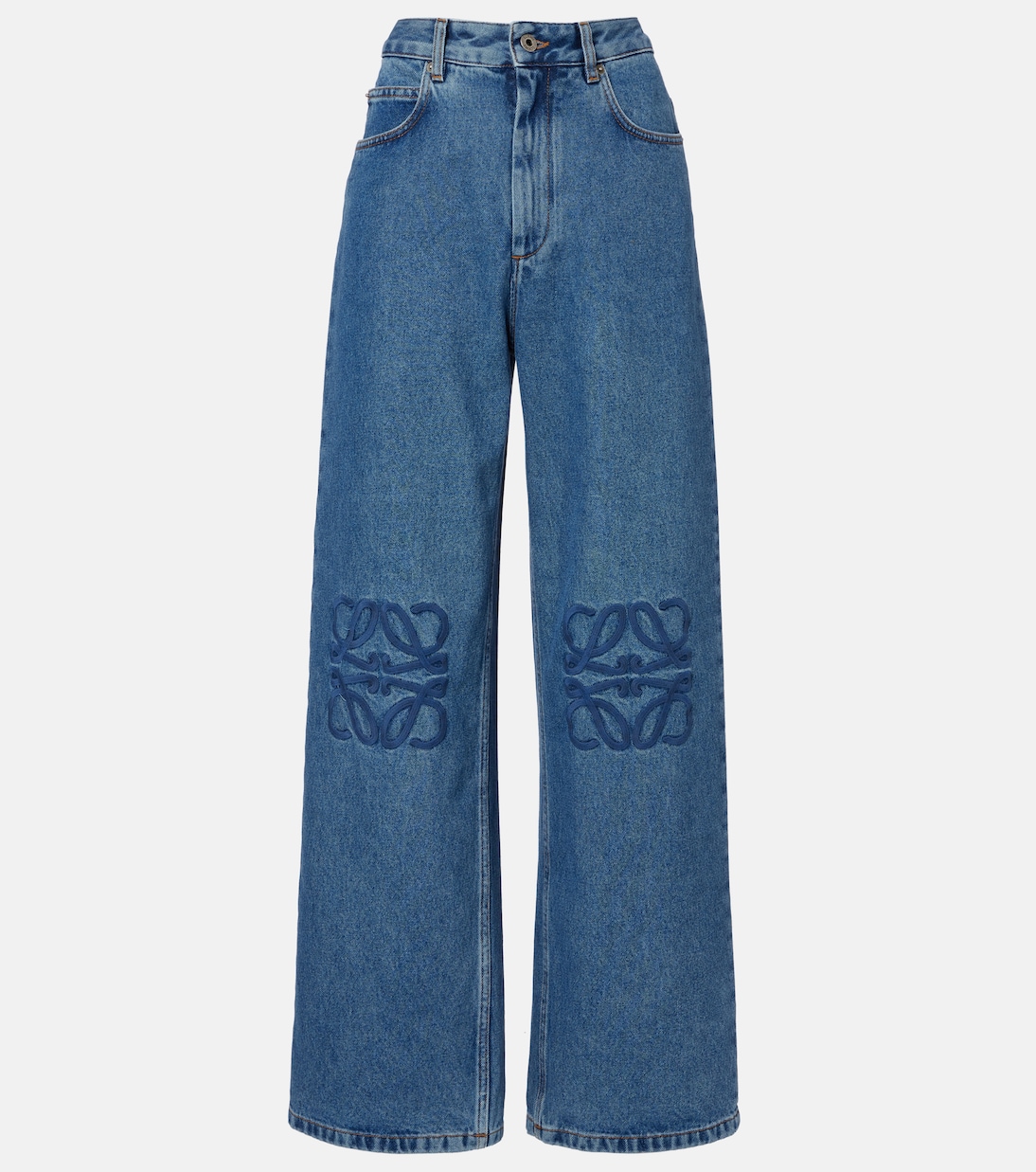 

Джинсы Anagram Wide Leg Loewe, Jeans Blue