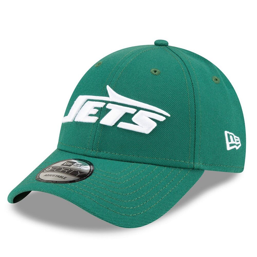 

Мужская регулируемая кепка New Era Green New York Jets The League 9FORTY, цвет Jet Green